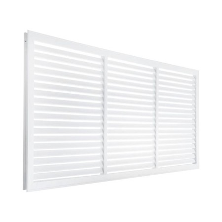 Radiator PVC grate, 600 x 1500 mm, white