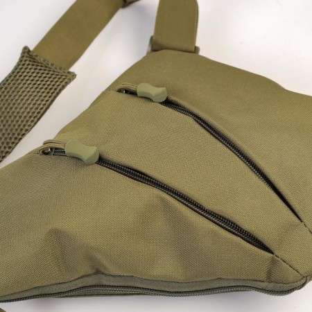 Bag on the shoulder "Adventure", Green, 23 x 30 cm-2