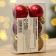 Christmas tree balls New Year, for the New Year, plastic, d = 3 cm, 6 pcs., Gold, wine and red color