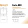 Kitchen Quartz -quartz Ulgran quartz Forte 580, 580x500 mm, color 05 concrete