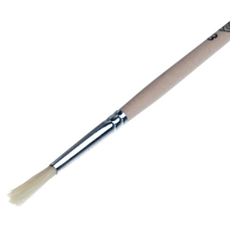 Round brush No. 3 (clip diameter 3 mm; hair length 16 mm), wooden handle, calligrata-4