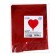 Foil ball 18 "" heart - red "1 pc.