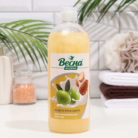 Liquid cream-soaked spring assorted, olive and almond milk, 850 ml