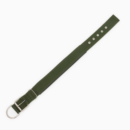 Collar "Comfort" Combined, 60 x 4 cm, Osh 44-55 cm, dark green-3