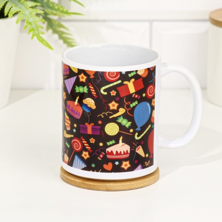 Sublimation "Happy Birthday" Sweets, 320 ml, with application-2