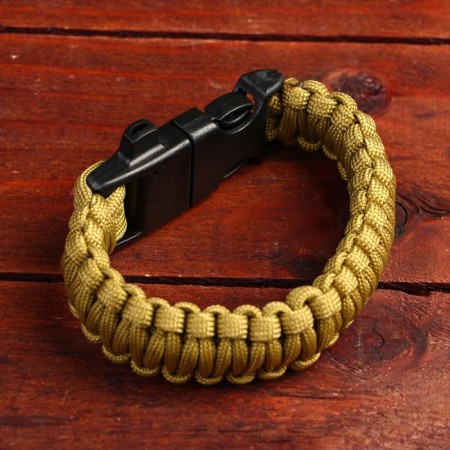 3B1 survival bracelet (paracord 2 m, whistle, fire), 25.5 × 2.5 cm, 3 m-2