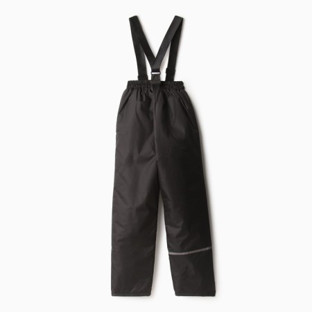 Pants are children insulated, black color, height 140 cm-3