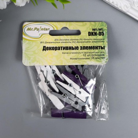 Set of decorative mini-trumpers Mr.Painter "Fog" 12 pcs-2