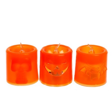 Candle LED "Pumpkin", mix-2