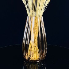 Decorative vase for Lenardi flowers, glass, 19 cm