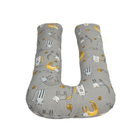 Pregnant pillow U-shaped "golden cat", size 340x35 cm-3