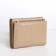 Women's wallet on magnet, beige color