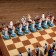 Chess souvenir "sea stories", h king-8 cm, pawns-6 cm, 36 x 36 cm