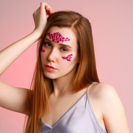 Ryes for the face "Pink Dreams", pink