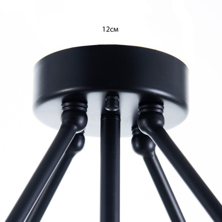 Luga "Lag" 5XLED 120W 3000-6000K black and white 81x81x30 cm Bayerlux-7