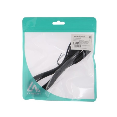 Power cable Luazon KDGN-004, plug C7, 2.5 A, 1.5 m, black-4