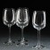 A set of glass glasses for the wine "Allegress", 420 ml, 4 pcs