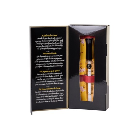Gloss for lips exciting shunga "Divine pleasure", strawberries and champagne, 10 ml-3