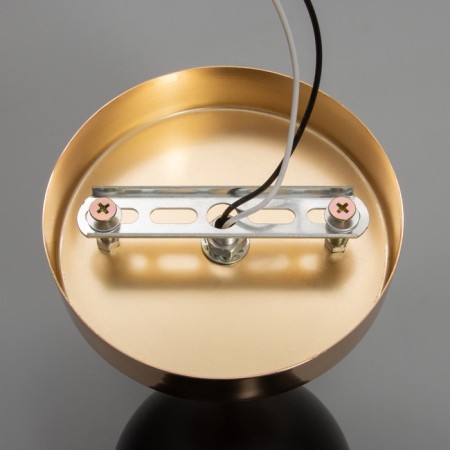 Sconces "Siena" 1he14 40W black and gold 12x17x40 cm-5