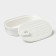 Magistro, 17.5 × 11 × 4 cm, with a lid, porcelain, white