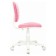 Children's armchair, pink tissue velvet, CH-W204NX/VELV36