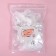 Tips for nail extension, 500 pcs, shape soft square, 10 sizes, color transparent color