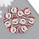 Decor for creativity plastic "Santa Claus" 2.8x1.9x0.5 cm
