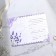 Invitation in the craft envelope for the wedding "Lavender", 10 x 15 cm