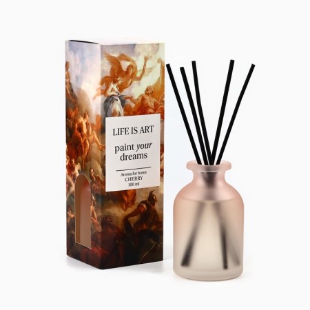 Diffusor aromatic sticks, a flavor for the home "Aromadiffus: Life is Art", the aroma of cherry, 100 ml-1