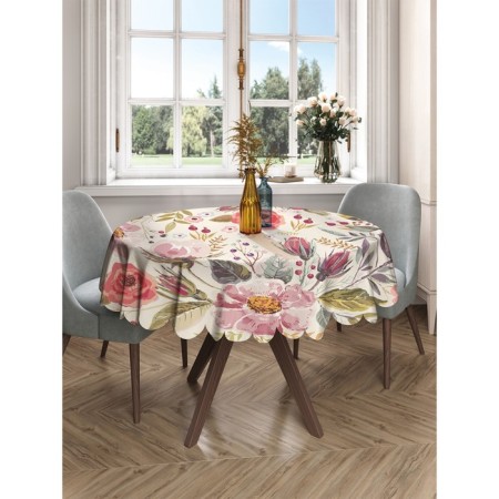 Tables on the table "Flower hodgepodge", round, Saten, d = 150 cm-2