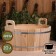 Gang made of linden, 20 l, plastic insert