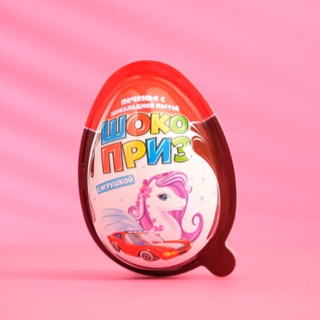 Cookies "Chocoprize" with chocolate paste and toy, egg-sulfur, 15 g