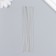 Needles Metal for beads in a glass flask thin set 10 pcg Ø 0.7x120 mm 1.5x1.5x14 cm
