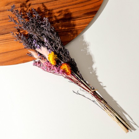 Bouquet of dried flowers "Bright colors", 52 × 12 × 8 cm-2