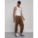 Joggers are sports male, size 50, brown color