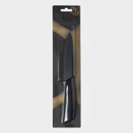 Knife Kuhno ceramic Magistro Black, blade 12.5 cm, handle Soft-Touch, black color-4