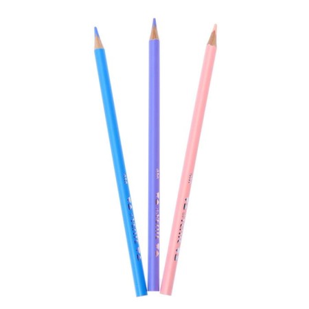 Pencils 12 colors, Devente Trio Mega Soft Pastel, three -sided case, super soft, 4M, 3 mm neckline, pastel colors-3
