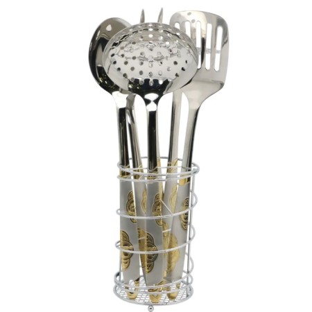 A set of kitchen supplies Bekker de Luxe, 7 items, stainless steel
