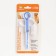 A universal set for dosing drugs and food, with silicone nozzles, blue