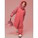 Combiason for girls, height 98 cm, red color