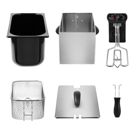 Fritten KitFort KT-2022, 2180 W, 5.8 l, removable bowl, silver-2