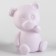 Set for creativity. Drawing by acrylic on the plastic figure "Bear"