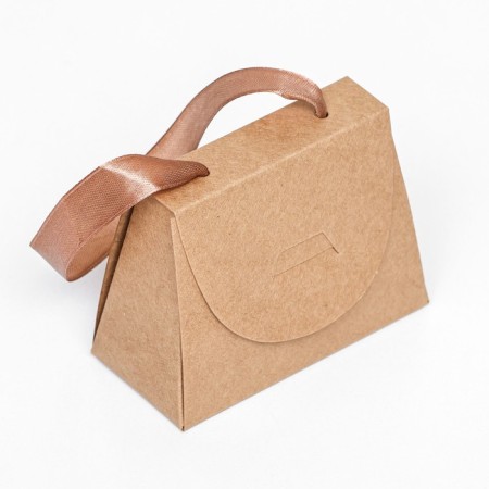 Folding box, with a pen, craft, 10 x 7.5 x 5 cm-1
