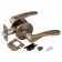 PUNTO 6020 MAB-P PUNTO handle, without a latch, matte bronze color