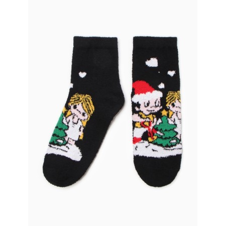 Women's socks "Love IS" NZHMP2530, color mix, river 36-40-5