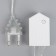 Garland “thread” 4 m with nozzles “ball with ornament”, IP20, transparent thread, 20 LED, white glow, 8 modes, 220 V