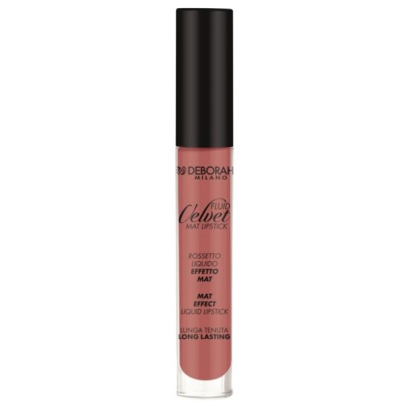 Lipstick matte liquid DEBorah Milano Fluid Velvet, tone 13 antique pink, 4.5 g