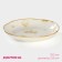 Plate of a porcelain deep shade Organic Gold, 670 ml, d = 21.5 cm, white color
