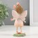 Souvenir Polystone "Girl Feja with flowers in her hair" 7.5x5x14.5 cm