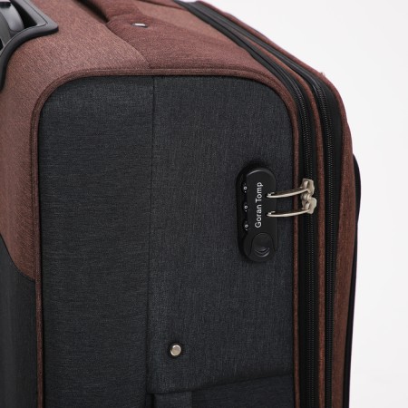 Sredtan Average 24 "On the zipper Goran Tomp, with extension, code castle, brown color-4